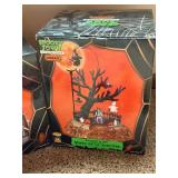 Lemax Spooky Town Halloween Village Lot with Figurines and Decor
