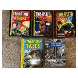Set of 5 EC Archives Two-Fisted Tales & Frontline Combat Hardcovers and It Was the War of the Trenches