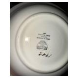 Edwin M. Knowles Vintage Pink Rose Pattern China Dinnerware Set