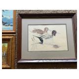 Collection of 5 Framed Wildlife and Landscape Art Prints