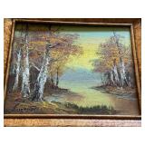Collection of 5 Framed Wildlife and Landscape Art Prints