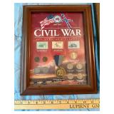 US Coin Collectors Lot: 50 State Quarters, Civil War Set, Lincoln Wheat Pennies
