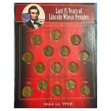 US Coin Collectors Lot: 50 State Quarters, Civil War Set, Lincoln Wheat Pennies