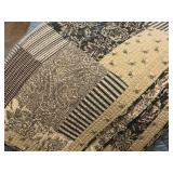 American Living King Size Patchwork Cotton Quilt