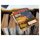Large Collection of World War II Magazine Issues with Storage Bins