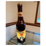 Vintage Coors Banquet Beer Bottle Table Lamp 17 Inch