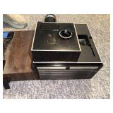Bell & Howell Slide Cube Projector with Woodgrain Case and Lamp