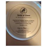 Set of 5 Hamilton Collection WWII Fighter Plane Collector Plates