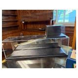 Collection of Display Cases and Shadow Box Assorted Sizes