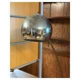 Vintage Arc Floor Lamp with Chrome Shade and U-Shaped Base
