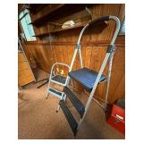 Pair of Folding Step Stools and Ladders