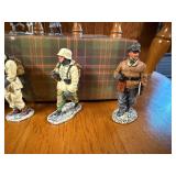 Collection of 10 WWII Military Miniature Soldier Figurines