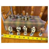Collection of 10 WWII Military Miniature Soldier Figurines