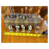 Collection of 10 WWII Military Miniature Soldier Figurines