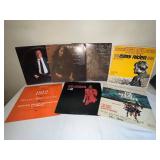 Collection of 13 Vintage Vinyl Records Assorted Genres and Artists