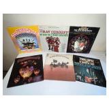 Collection of 13 Vintage Vinyl Records Assorted Genres and Artists