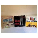 Collection of 9 Vintage Henry Mancini and Soundtrack Vinyl Records