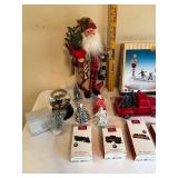 Christmas Holiday Decor Collection with Hallmark Train Ornaments and Figurines