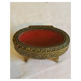 Vintage Jewelry and Accessories Collection with Magnifiers and Decorative Trinket Box