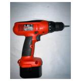 Black & Decker FireStorm 12V Drill and Work Light Screwdriver Set with Charger