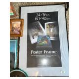 Assorted Wall Art and Framed Prints with Decorative Duck Clock