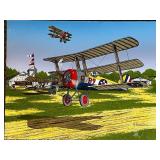 Set of 3 Framed Aviation Art Prints and Paintings