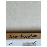 Set of 3 Framed Aviation Art Prints and Paintings