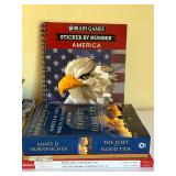 Collection of 15 History Books and Sticker Activity Book