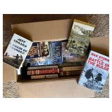 Collection of Military History Books Including WWII and Korean War Titles
