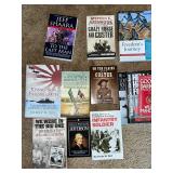 Military History and American West Book Collection, 24 Hardcovers and Paperbacks