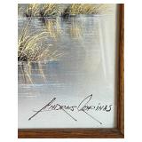 Framed Art Prints: Andres Orpinas Barn with Ducks and Castle Scene Set