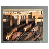 Collection of 5 Framed Railroad Art Prints and Photographs
