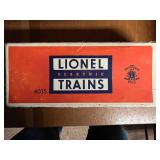 Collection of 3 Lionel O Gauge Train Cars with Original Boxes