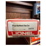 Collection of 3 Lionel O Gauge Train Cars with Original Boxes