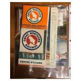 Collection of Empty Lionel Electric Train Boxes 1654 and other collectible items