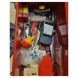 Comprehensive Tool Set with Metal Toolbox, Wrenches, Sockets, Drill Bits and Accessories