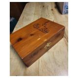 Memorial Edition Holy Bible with White Cover in Wooden Presentation Case