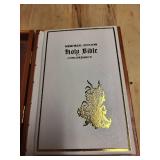 Memorial Edition Holy Bible with White Cover in Wooden Presentation Case