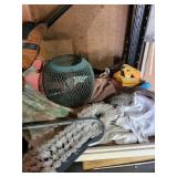 Garage Lot with Extension Cords, Hand Tools, Hardware, and Outdoor Items