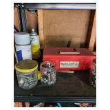 Garage Lot with Extension Cords, Hand Tools, Hardware, and Outdoor Items