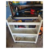 Garage Lot with Extension Cords, Hand Tools, Hardware, and Outdoor Items