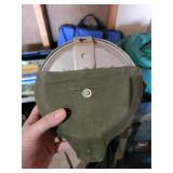 Camping and Fishing Gear Collection with Backpack, Sleeping Bags, Rod, and Tackle Box
