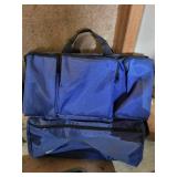 Camping and Fishing Gear Collection with Backpack, Sleeping Bags, Rod, and Tackle Box