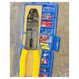 Wire Stripper and Cutter Tool Kit with Assorted Electrical Connectors