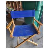 Collection of 5 Folding Portable Chairs Including Director and Tripod Styles
