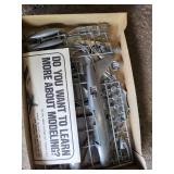 Vintage RC Biplane, Spare Wing, and 2 Model Aircraft Kits