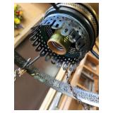 Vintage Brass Hanging Oil Lamp Chandelier with Ornate Detailing