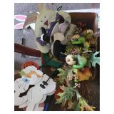 Collection of Seasonal Outdoor Decor and Garden Ornaments