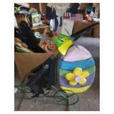 Collection of Seasonal Outdoor Decor and Garden Ornaments