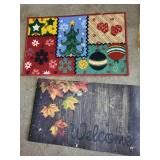 Collection of 6 Seasonal Decorative Doormats
